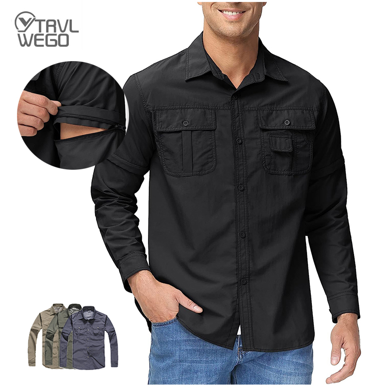 TRVLWEGO 남성 셔츠 하이킹 캠핑 빠른 건조 통기 - Tactical Military Shirt Cargo 리뷰 및 가격
